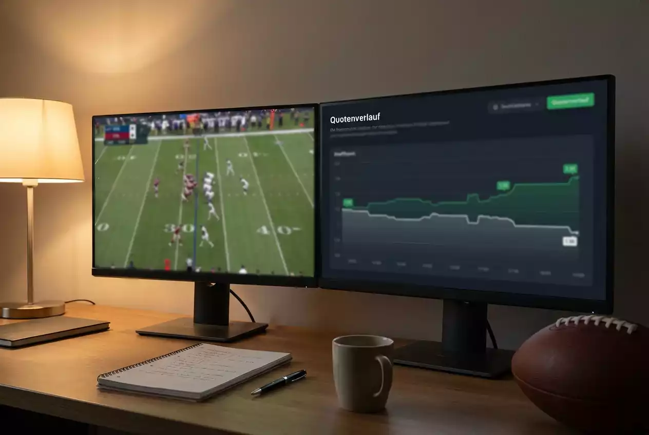 NFL-Livewetten: Quotenveränderung in Echtzeit während eines Spielzugs